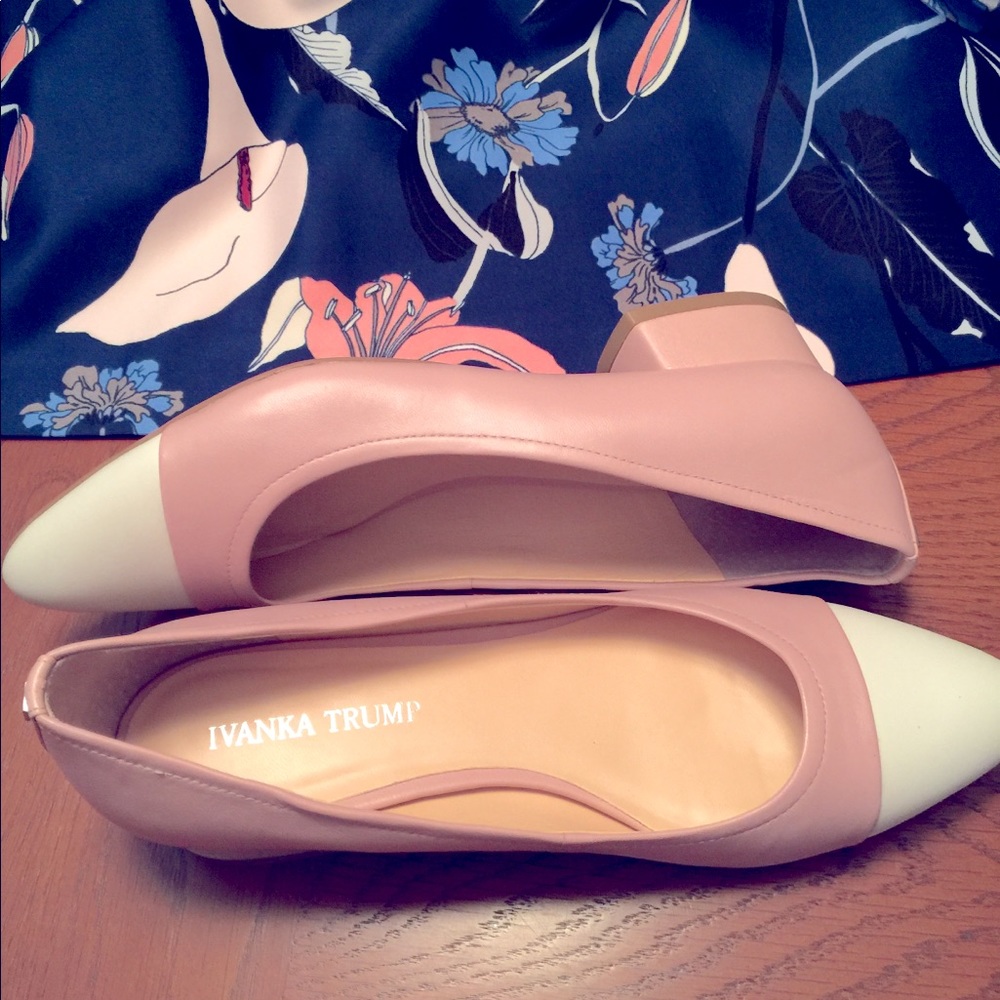 Ivanka Trump short heel size 8-1/2 M pink shoe.
